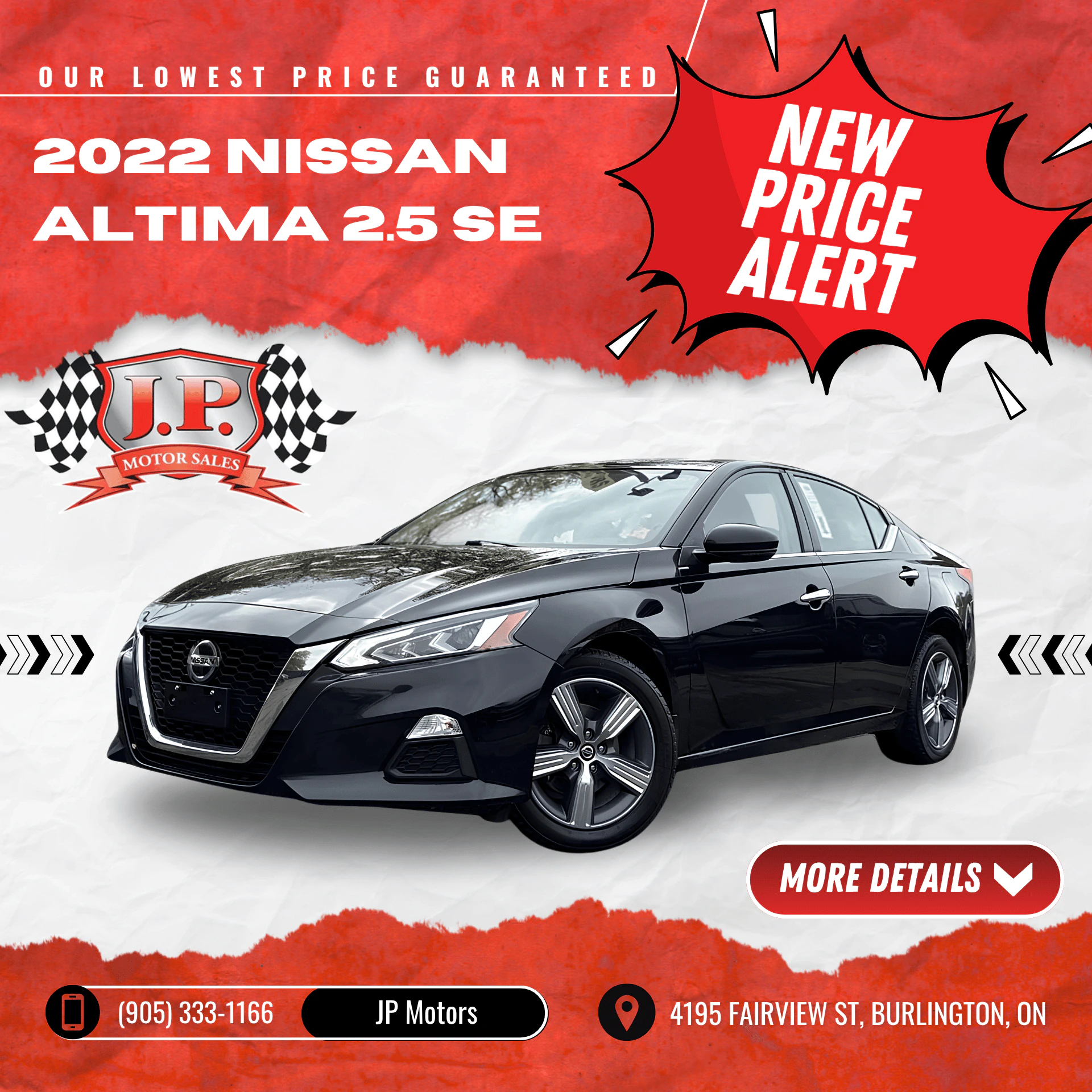 2022 Nissan Altima 2.5 SE – A411146