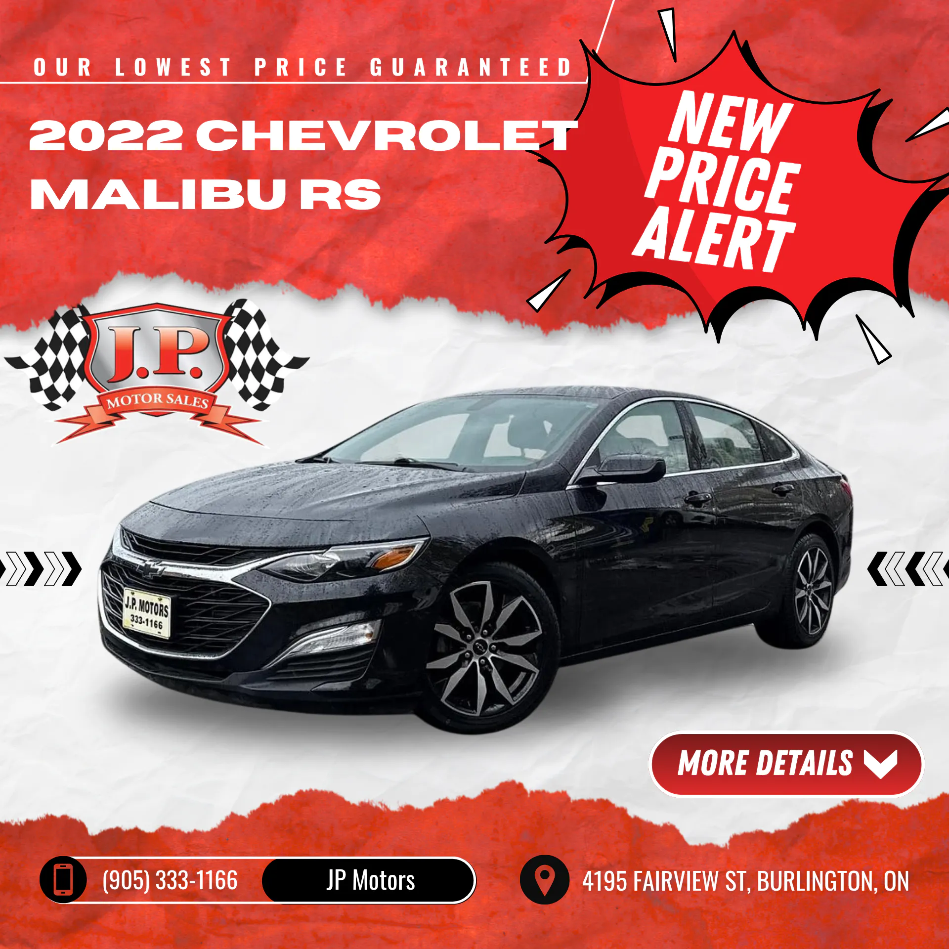 2022 Chevrolet Malibu RS – W206950CF
